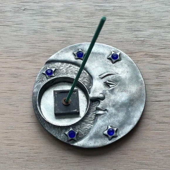 Vintage Other - Vintage Whimsical Moon Candle Holder
